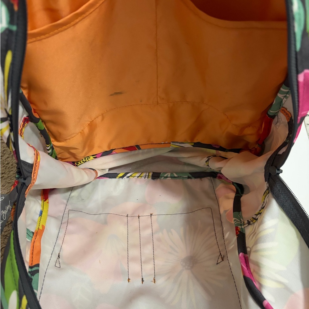 Vera Bradley jazzy blooms Floral Women's Backpack - Picture 4 of 4